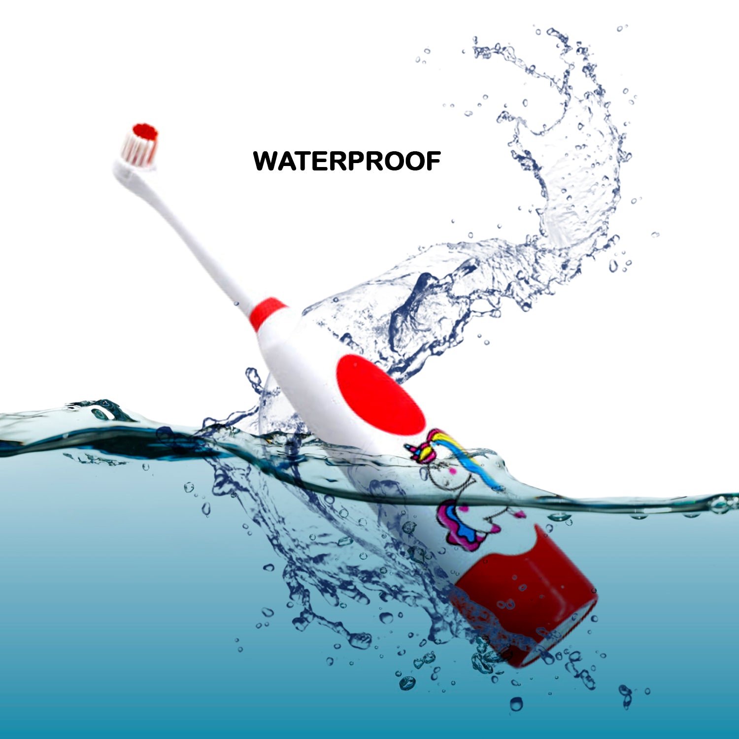 Electric Toothbrush for Kids and Adults Travel Portable Toothbrush With Extra 1 Brush Heads With 2 Battery - Image 5