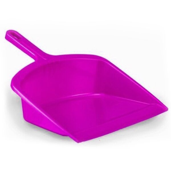 Durable Multi Surface Plastic Dustpan with Handle - Image 4