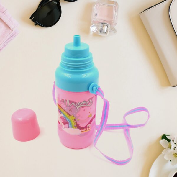 500ml Insulated Sports Water Bottle with Dori & Straw: Leakproof, BPA-Free, Kids - Image 2