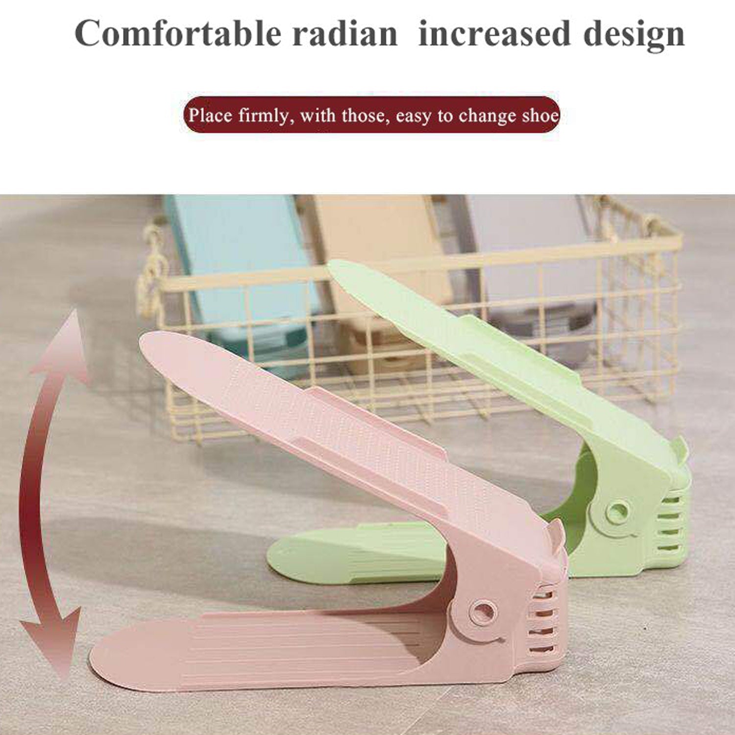 ADJUSTABLE FOLDING SHOE SLOTS ORGANIZER. - Image 4