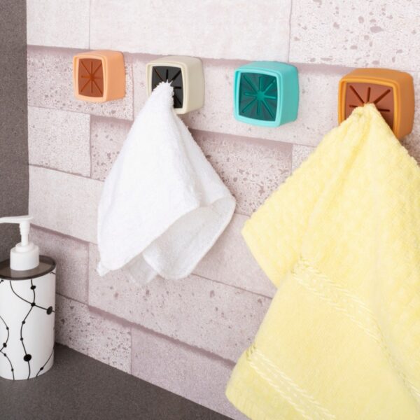 4 Pc Towel Holder mostly used in all kinds of bathroom purposes for hanging and placing towels for easy take-in and take-out purposes. - Image 3