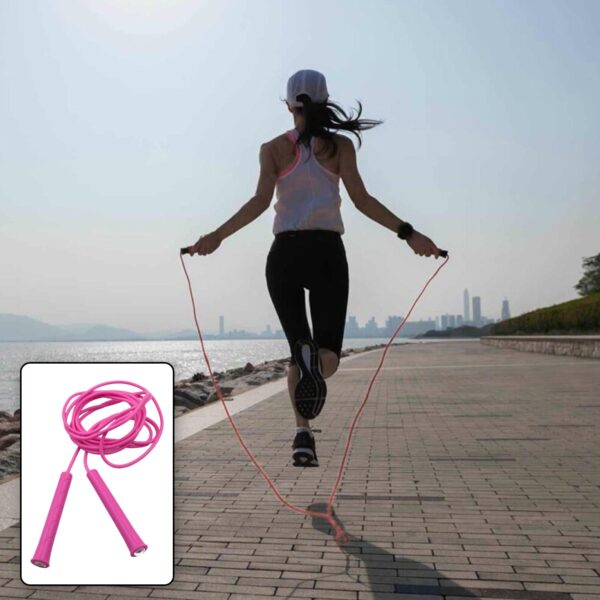 3m Plastic Adjustable Jump Rope: High-Speed Skipping, Crossfit, Fitness - Image 5