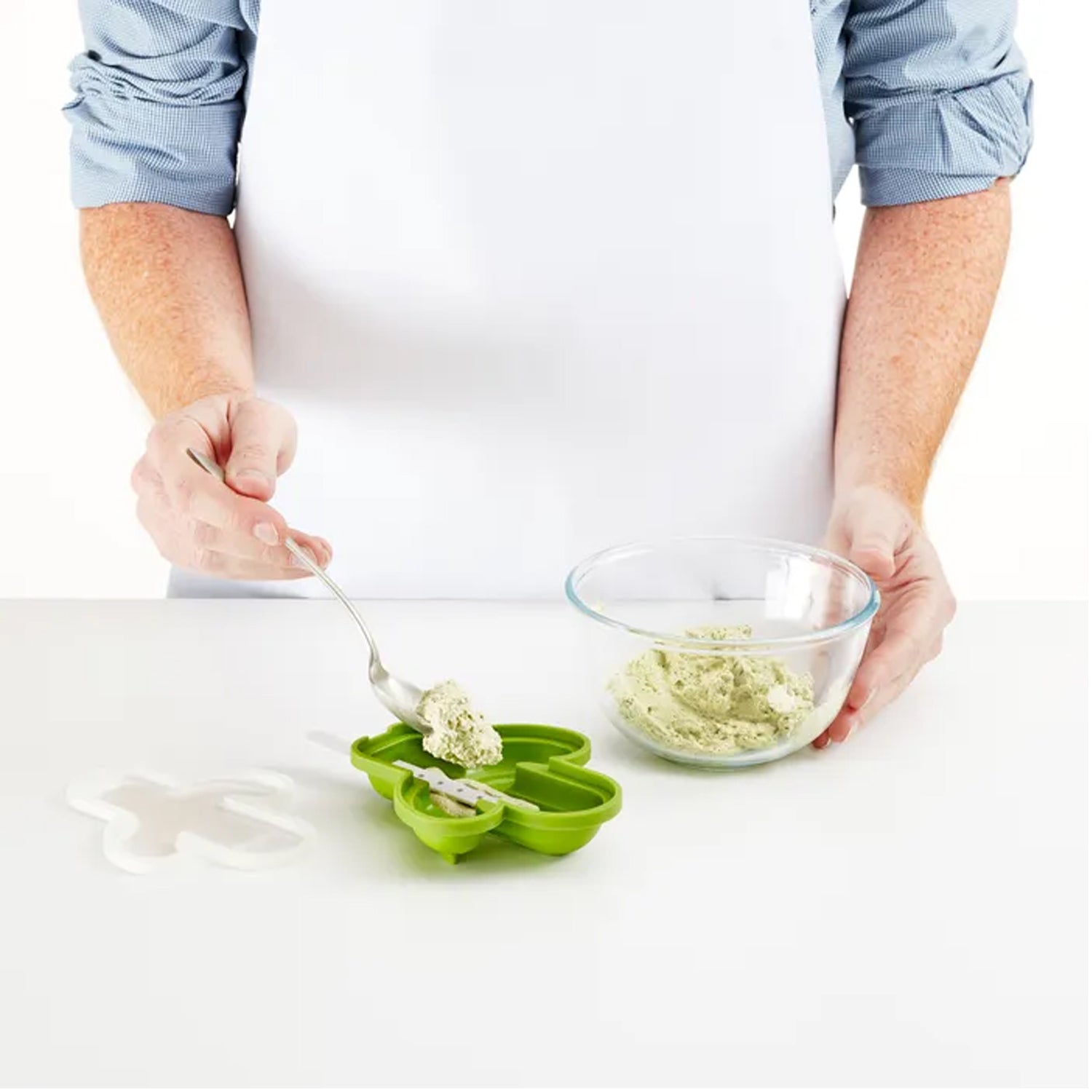 Cactus Shape Popsicle Molds - Durable Silicone Ice Cream Mould, DIY Ice Pop Kitchen Tool - Image 5