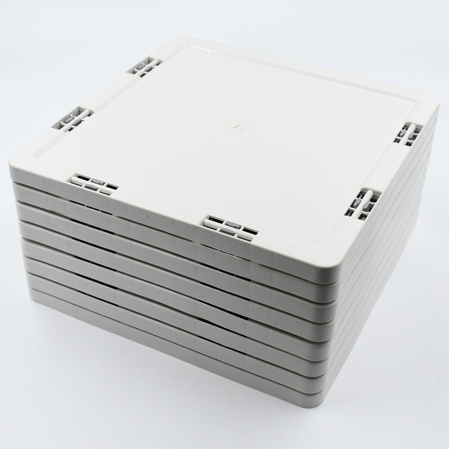 8-Layer Foldable Shoe Rack for Entryway - Heavy Duty Plastic Shoe Organizer - Image 3