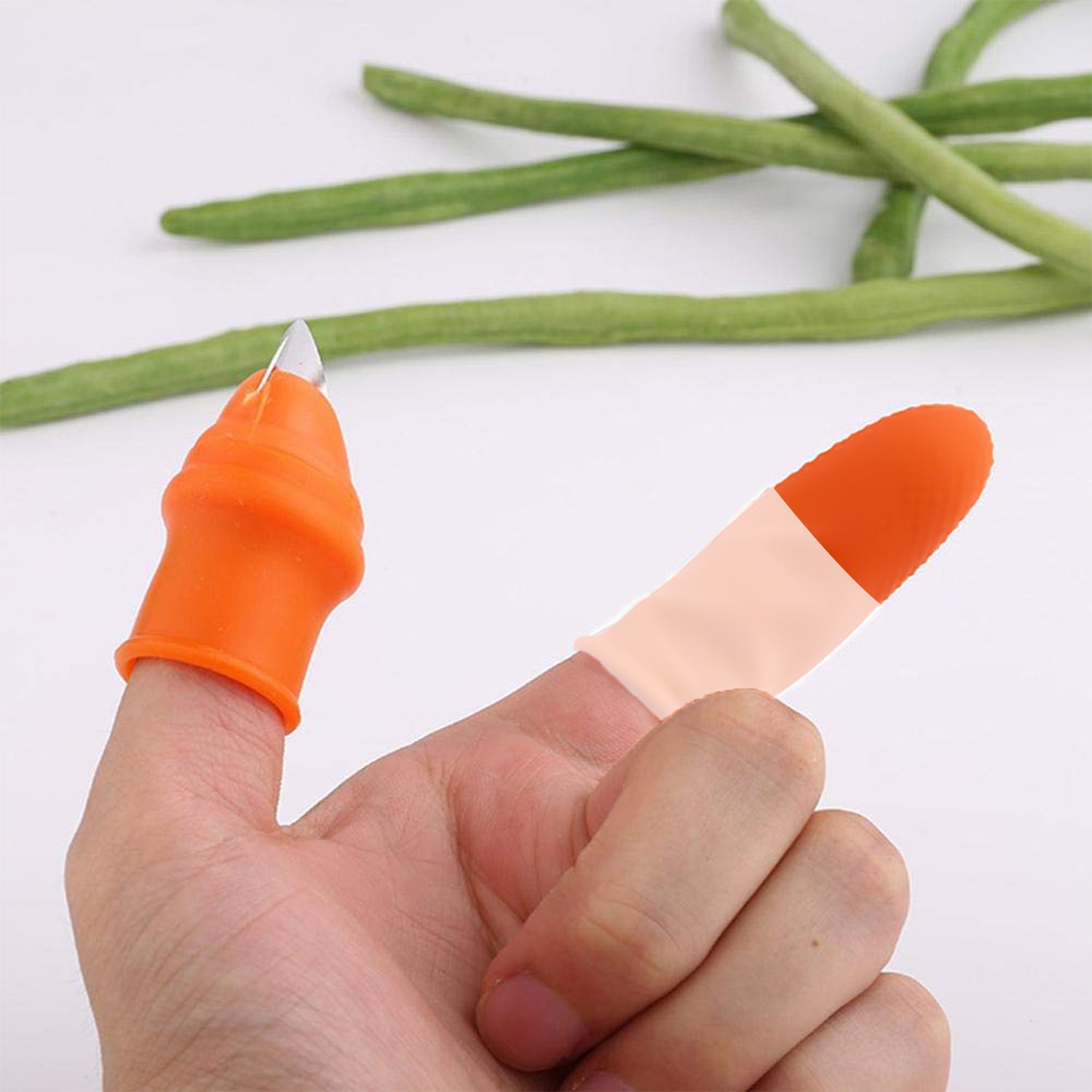 V Thumb Cutter for Peeling & Cutting Vegetables & Fruits (MKK+X77) - Image 9