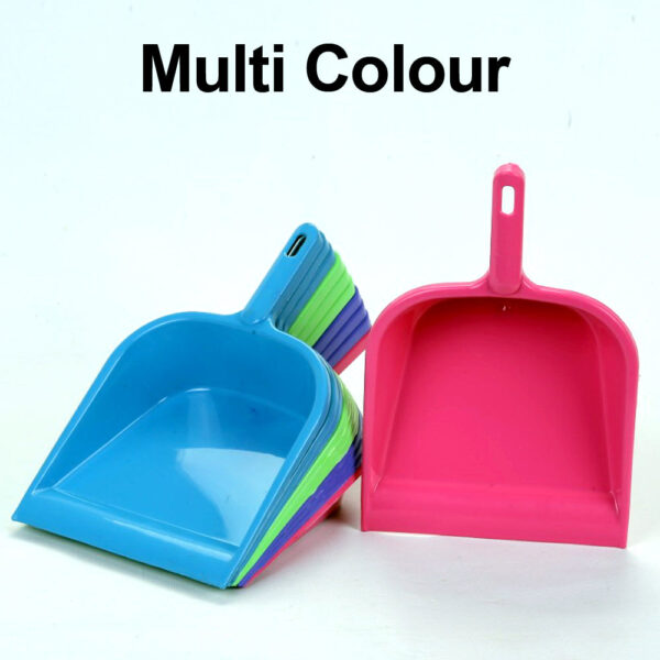 Durable Lightweight Multi Surface Plastic Dustpan with Handle - Image 3
