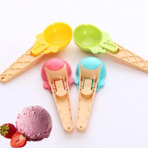 Ice Cream Spoons 2pcs Plastic Cupcake Spoons Aps Fruit Ball Player (2 Pc)