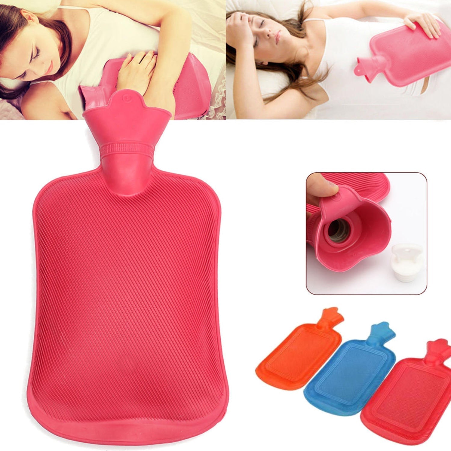 Rubber Hot Water Heating Bag for Pain Relief