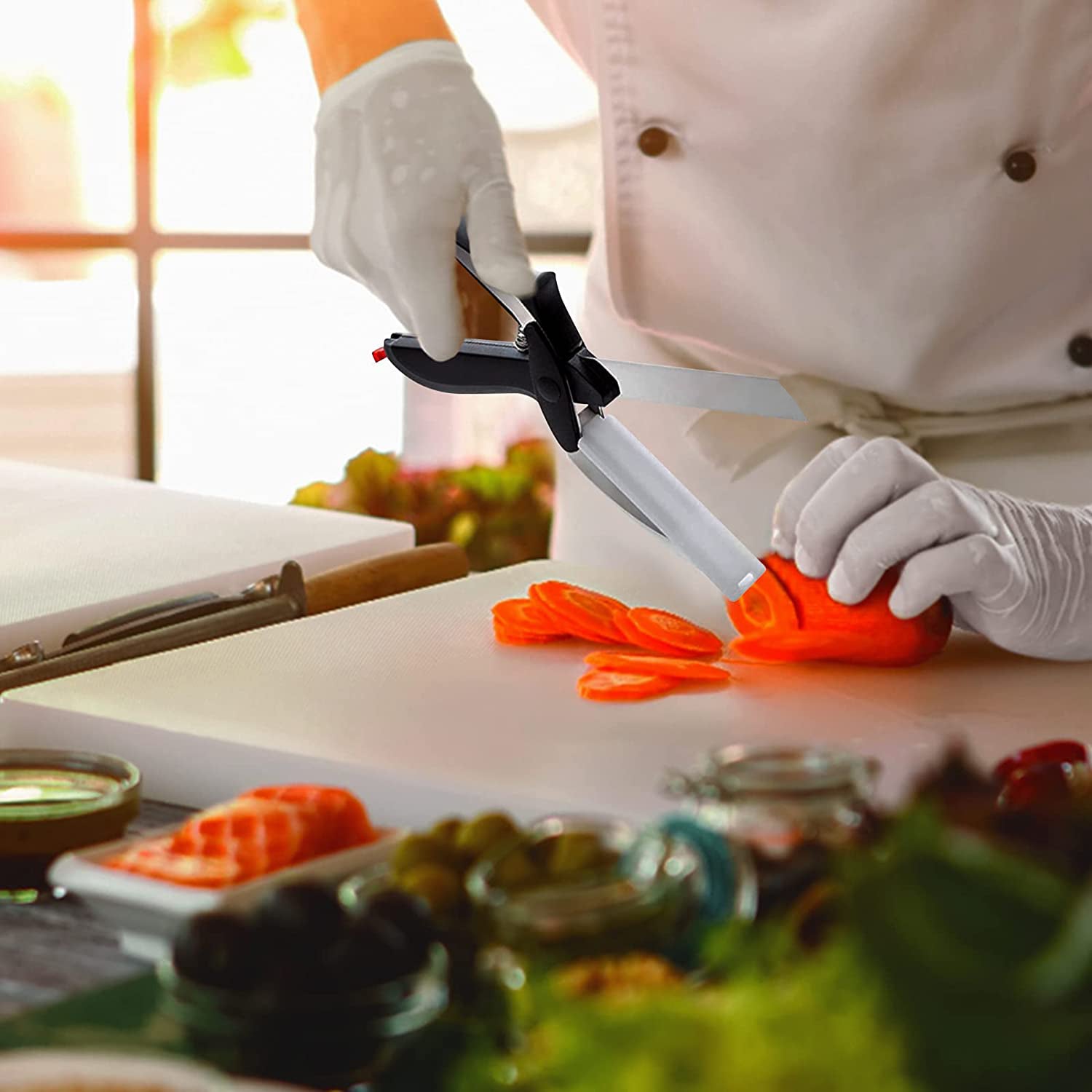 Clever Cutter 2 in 1 Food Chopper Slicer Dicer Vegetable Fruit Cutter (X677) - Image 2