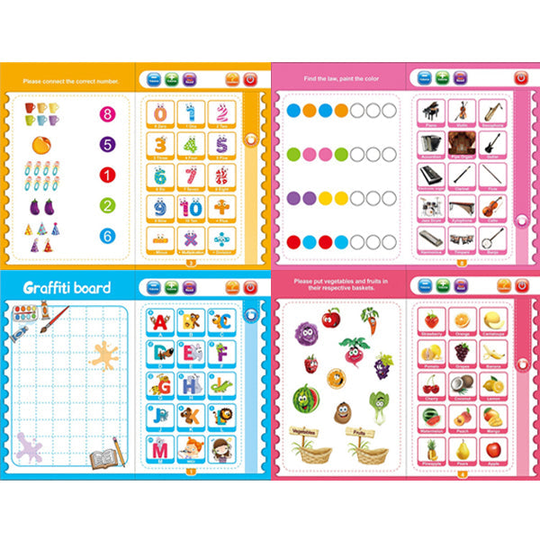Musical Learning Study Book with Numbers, Letters (X290) - Image 5
