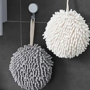 Super Soft Hanging Hand Towel (Microfiber): Ultra Absorbent, Kitchen & Bath PUFF (X1076)