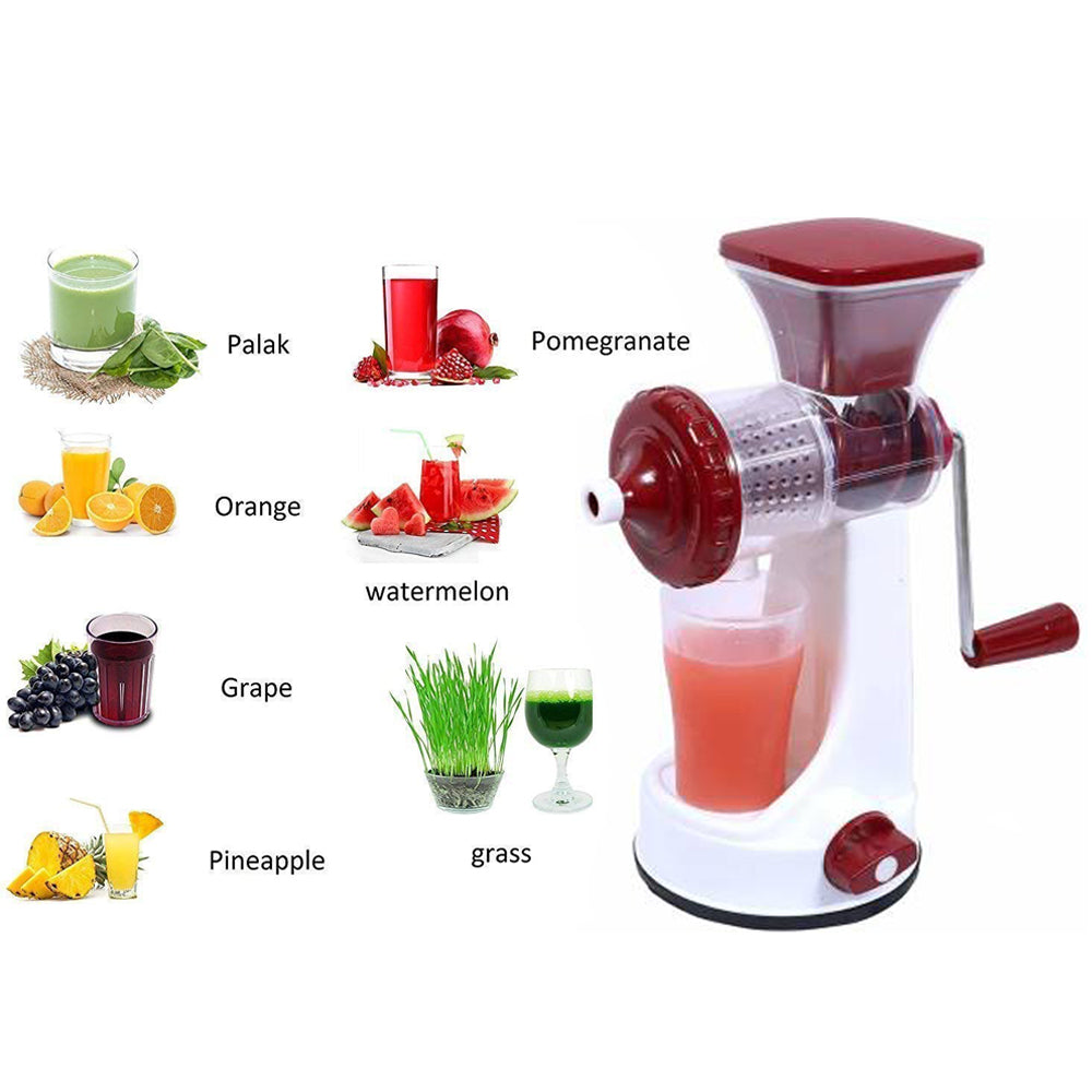Manual Fruit Vegetable Juicer with Juice Cup and Waste Collector (MKK-X68) - Image 3