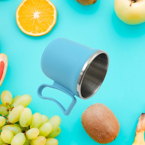 300ml Stainless Steel Mug: Insulated, Leakproof Lid, Hot/Cold Drinks (Mix Color) - Image 3