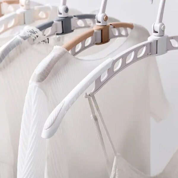Portable Folding Clothes Hanger (1 Pc): 360° Rotation, Travel, Adjustable - Image 5