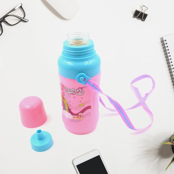 500ml Insulated Sports Water Bottle with Dori & Straw: Leakproof, BPA-Free, Kids - Image 5