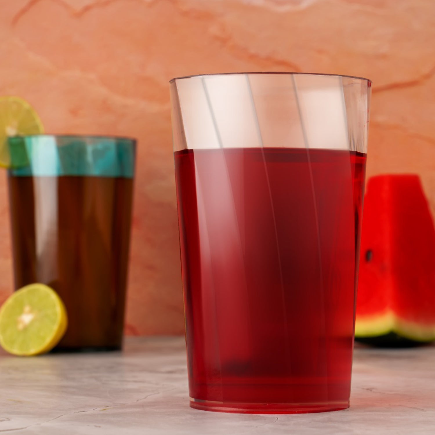 Premium 300ml Transparent Glass Set for Water, Juice & Cocktails (Set of 6) - Image 5