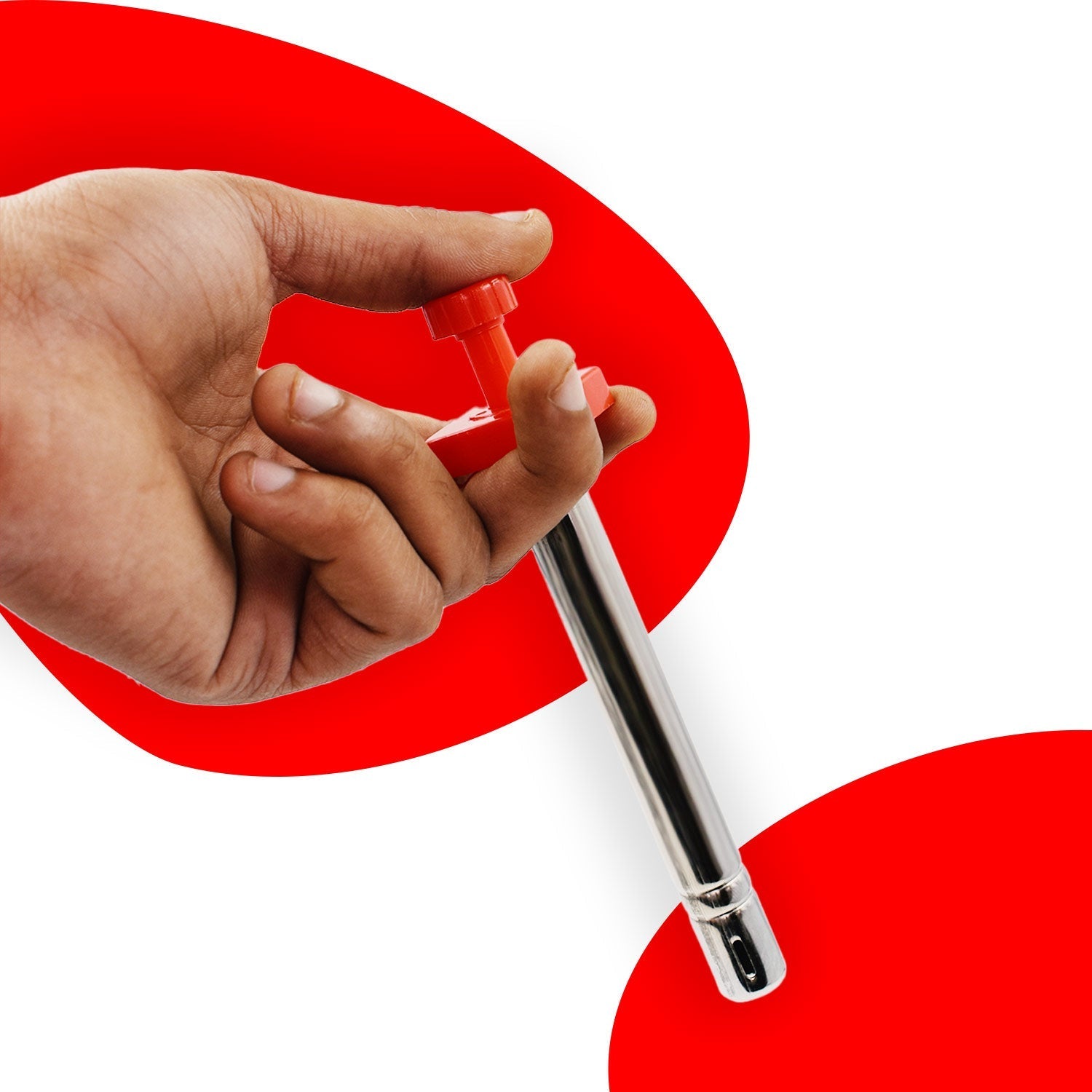 Stainless Steel Square Gas Lighter - Image 6