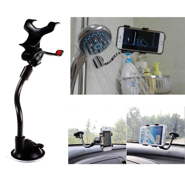 Flexible Mobile Stand Multi Angle Adjustment with 360 Degree Adjustment For Car & Home Use Mobile Stand - Image 3