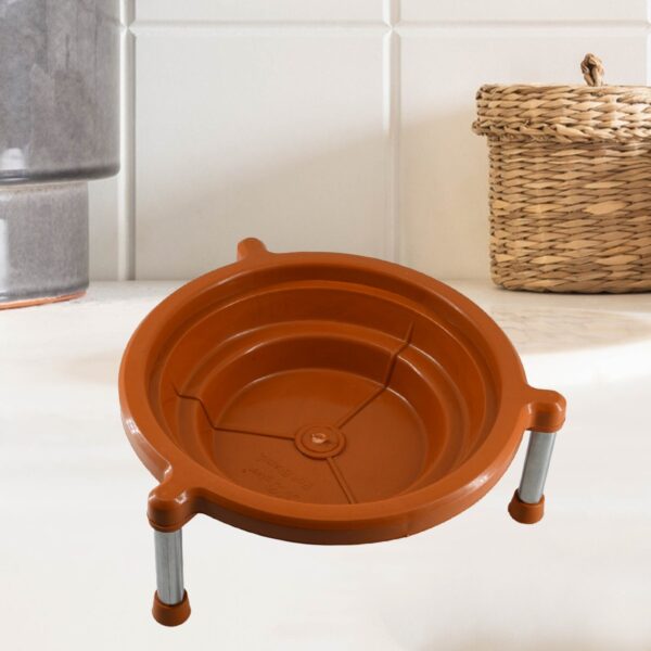 Multipurpose Matka Stand  /  Plant Pot Water Pot Stand Plastic for Home & Kitchen (1Pc) - Image 3