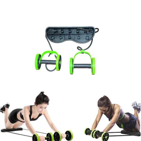 Professional Fitness Imported Ab Builder Ab Care Xtreme Fitness  Resistance Exerciser Resistance Tube Ab Slimmer Rope Exerciser Body Building Home Gym Trainer for Both Men & Women (1 Pc) - Image 4