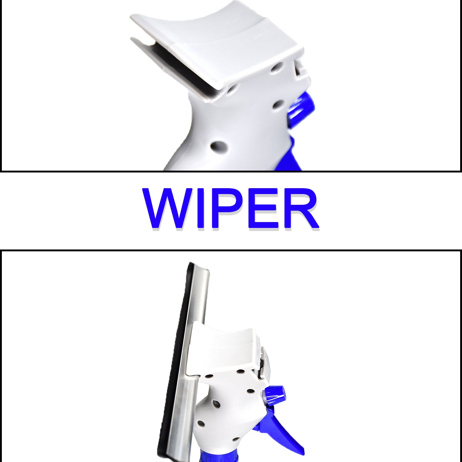 Plastic Easy Glass Cleaner 3 in 1 Spray Type Cleaning Brush, Pack of 1 - Image 3