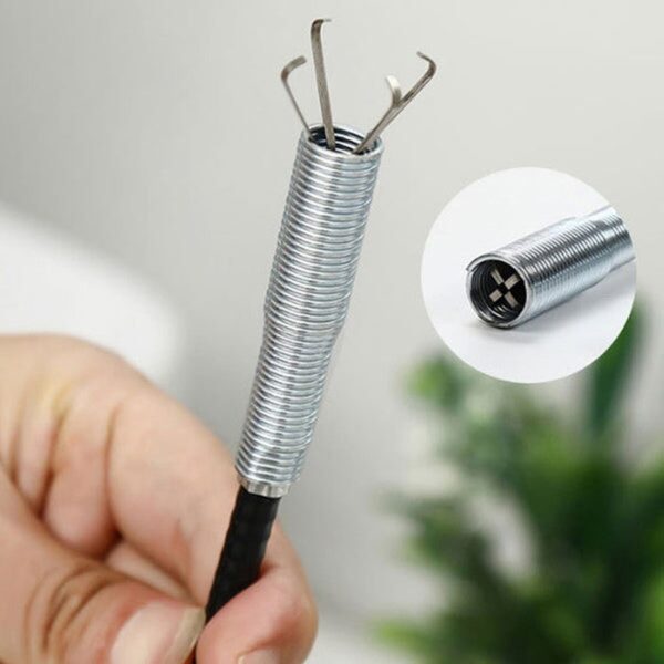 Drain Block Remover (90cm): Cleaning Tool for Pipes, Clogged Drains - Image 3
