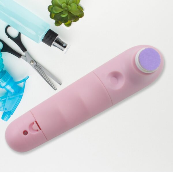 6 in1 Electric Manicure Nail Sharpener for Babies and Children Baby Nail Cutter Manicure with 6 Grinding Heads, Electric Baby Nail File Electric Nail Clipper Toddler Nail Scissors Dropshipping - Image 3