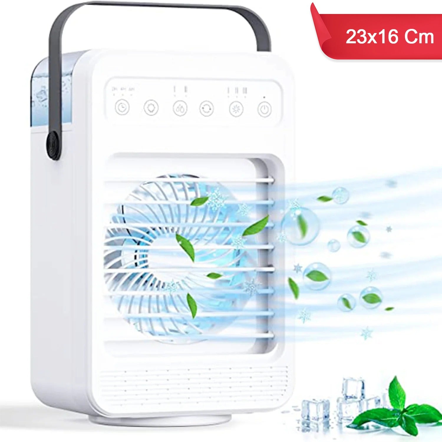 Portable Air Conditioner Fan - Personal Desk Cooling Fan (Battery Not Included) (x764)