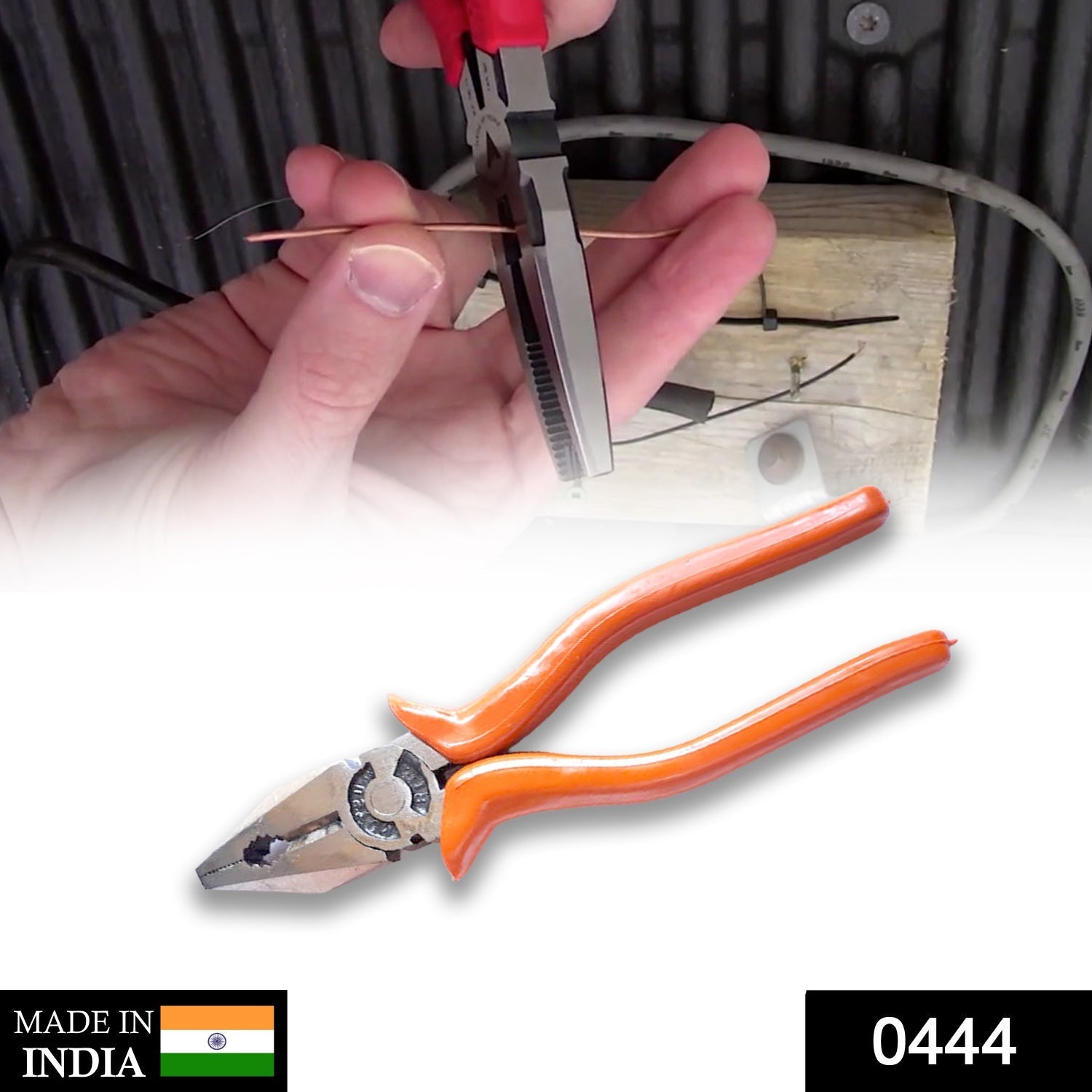 Heavy Duty Combination Plier Wire Cutters - Image 2