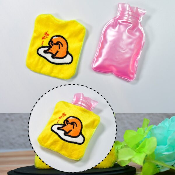 Yellow Duck Head Small Hot Water Bag with Cover for Pain Relief, Neck, Shoulder Pain and Hand, Feet Warmer, Menstrual Cramps. - Image 6