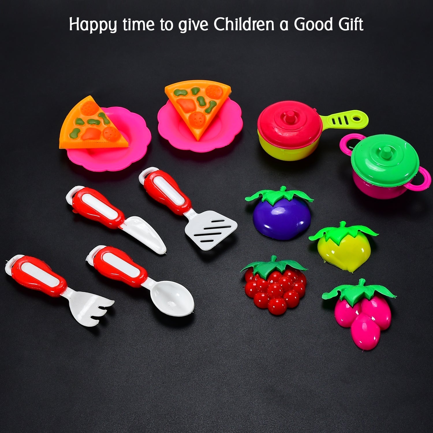 Plastic Kitchen Set Tea Party Kitchen Set Toy for Girls Boys - Image 6