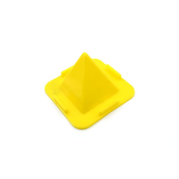 Virgin Mobile Accessories Universal Portable Four-Sided Pyramid Shape Desktop/ Table Mobile Holder Stand for car dashboard recording on desk vent office holder - Image 4