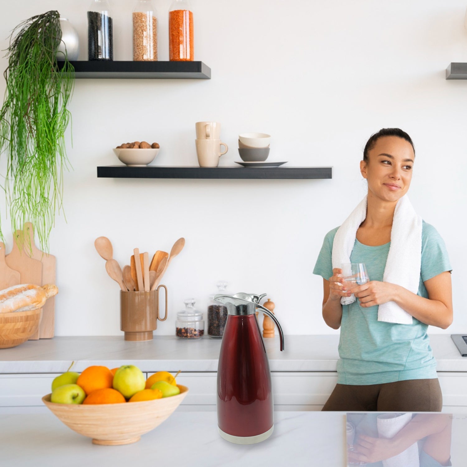 Vacuum Insulated Kettle Jug (Stainless Steel): 2LSizes - Image 3