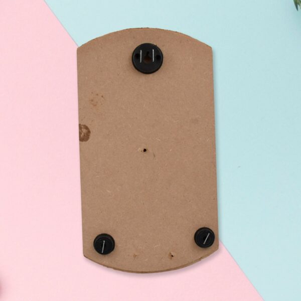 Decorative Wooden Vertical Scenery with Hooks for Wall Hanging - Image 6