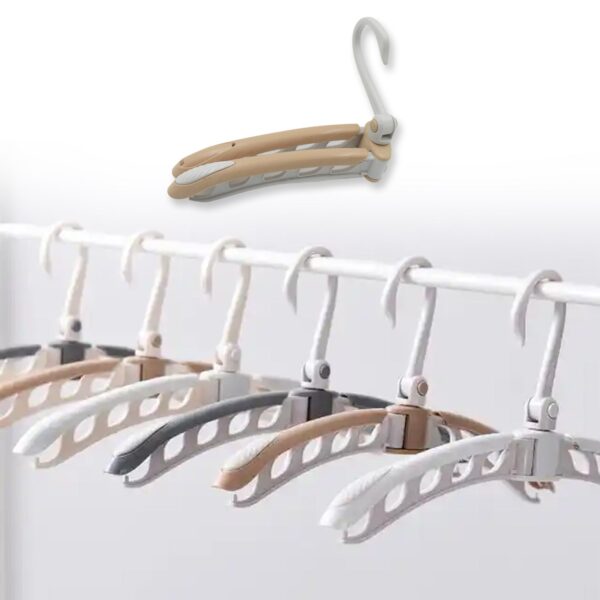 Portable Folding Clothes Hanger (1 Pc): 360° Rotation, Travel, Adjustable - Image 7