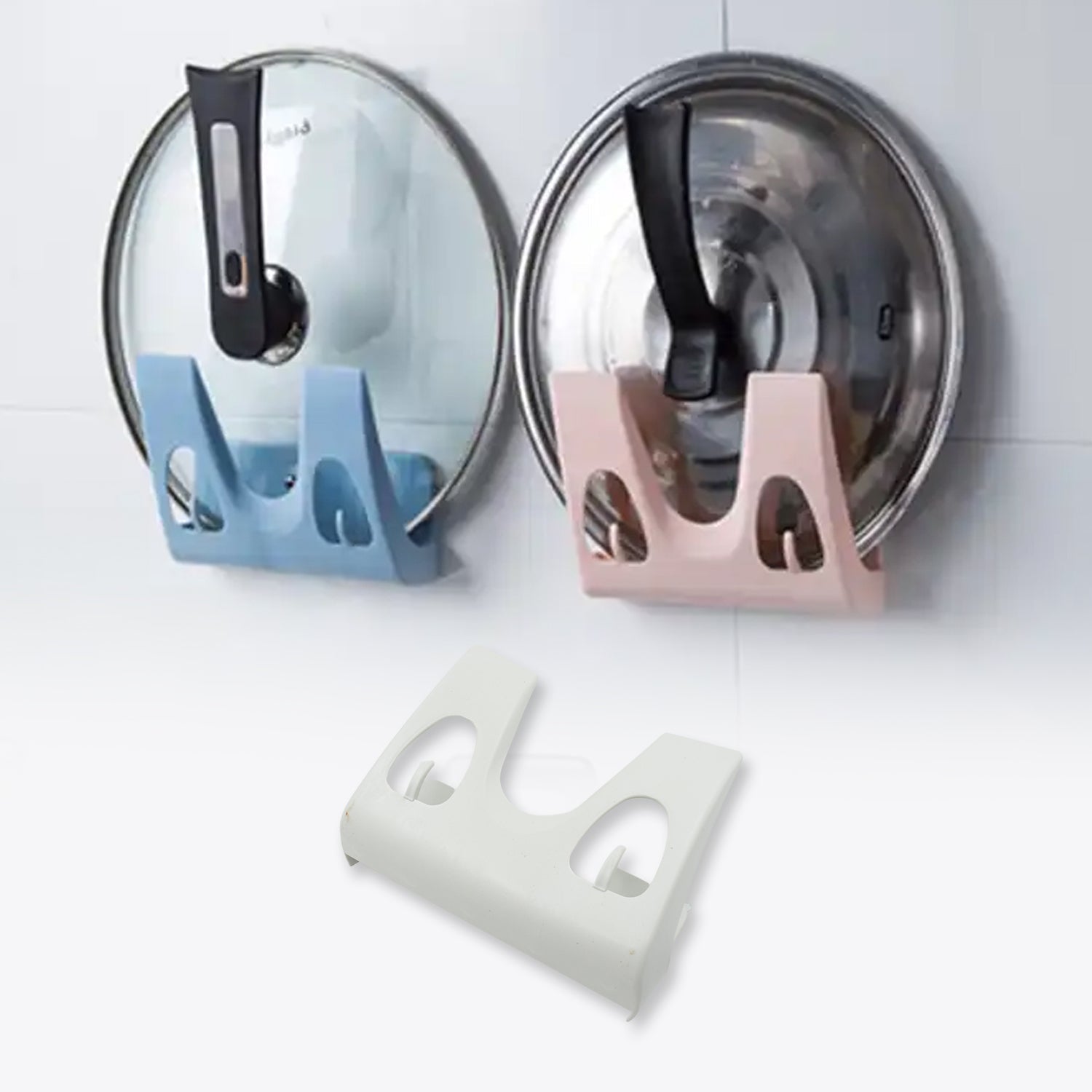 Multifunction Kitchen Rack: Plate, Dish Rack, Pot Lid Holder (Wall Mounted) - Image 5