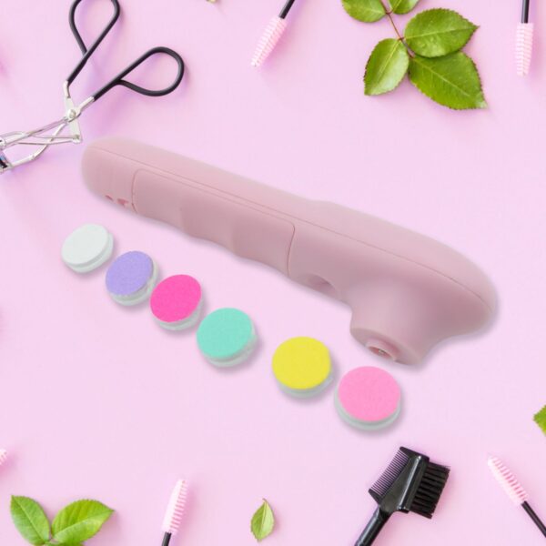 6 in1 Electric Manicure Nail Sharpener for Babies and Children Baby Nail Cutter Manicure with 6 Grinding Heads, Electric Baby Nail File Electric Nail Clipper Toddler Nail Scissors Dropshipping - Image 6
