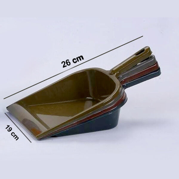 Durable Lightweight Multi Surface Plastic Dustpan with Handle - Image 5