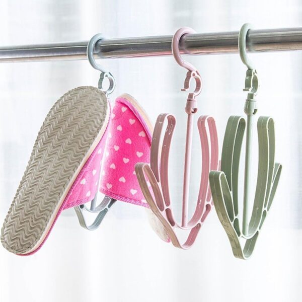 Shoes Drying Hanger, Rotatable Shoe Hanging Racks for Balcony Closet (1pc) (X996) - Image 6