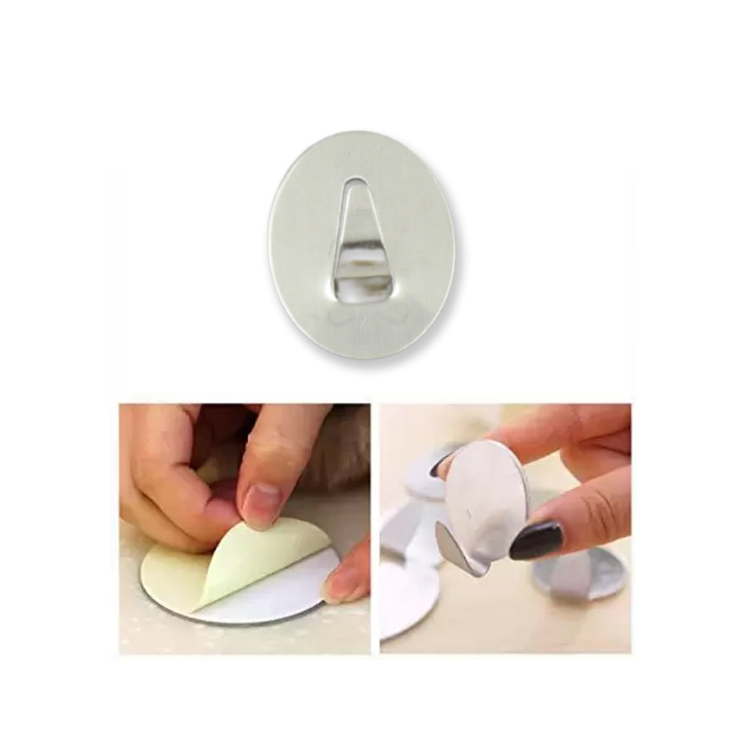 Multipurpose Small Stainless Steel Wall Hanging Hook 36 pc - Image 5