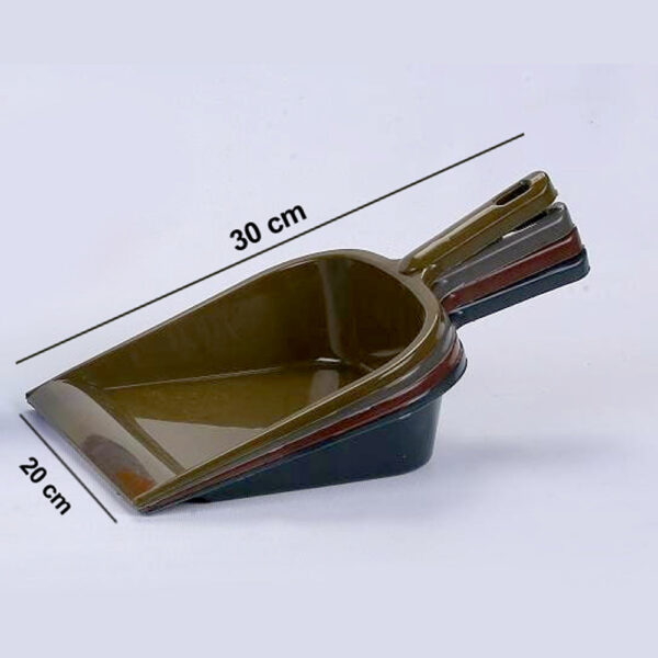 Durable Multi Surface Plastic Dustpan with Handle - Image 5