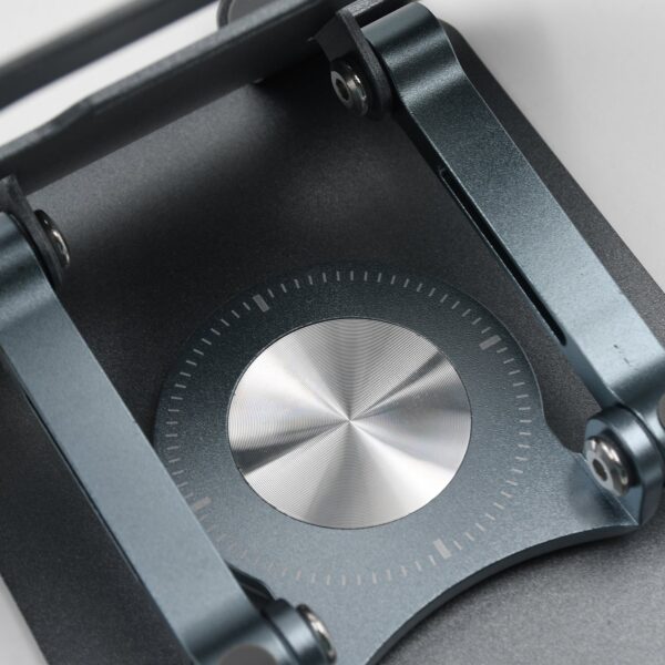 360° Rotating Tablet Stand Metal Alloy Adjustable Height Rotation Bracket, Suitable For tablet Computers for Desk Ergonomic Foldable Metal Tablet Holder/Tablets/Mobile Phones - Image 4