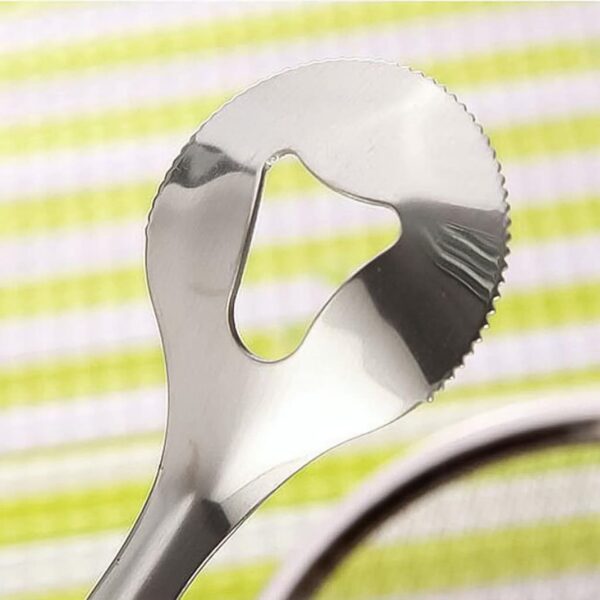 2-in-1 Stainless Steel Filter Spoon with Clip – Multi-functional Oil Frying Strainer for Kitchen | MKK-X91 - Image 6