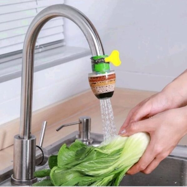 Water Faucet, Clean Purifier Filter Cartridge Water Tap, Upgrade Universal Interface Faucet Filter (Six Layer Purifier) (X496) - Image 6