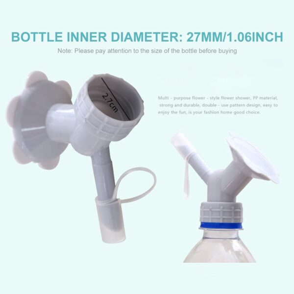 2 in 1 Bottle Cap Sprinkler Dual Head Bottle (MKK-X85) - Image 4