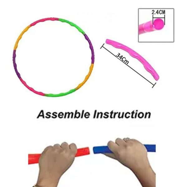 Hoops Hula Interlocking Exercise Ring for Fitness with Dia Meter Boys Girls and Adults - Image 5