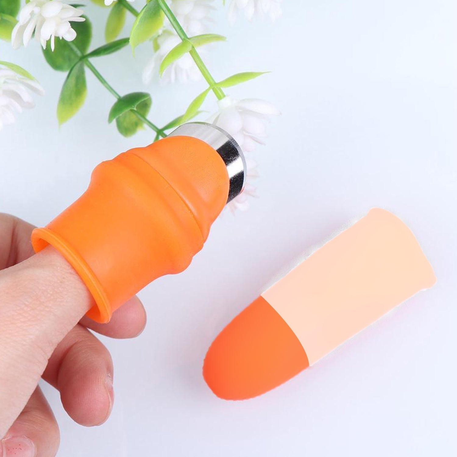 V Thumb Cutter for Peeling & Cutting Vegetables & Fruits (MKK+X77)