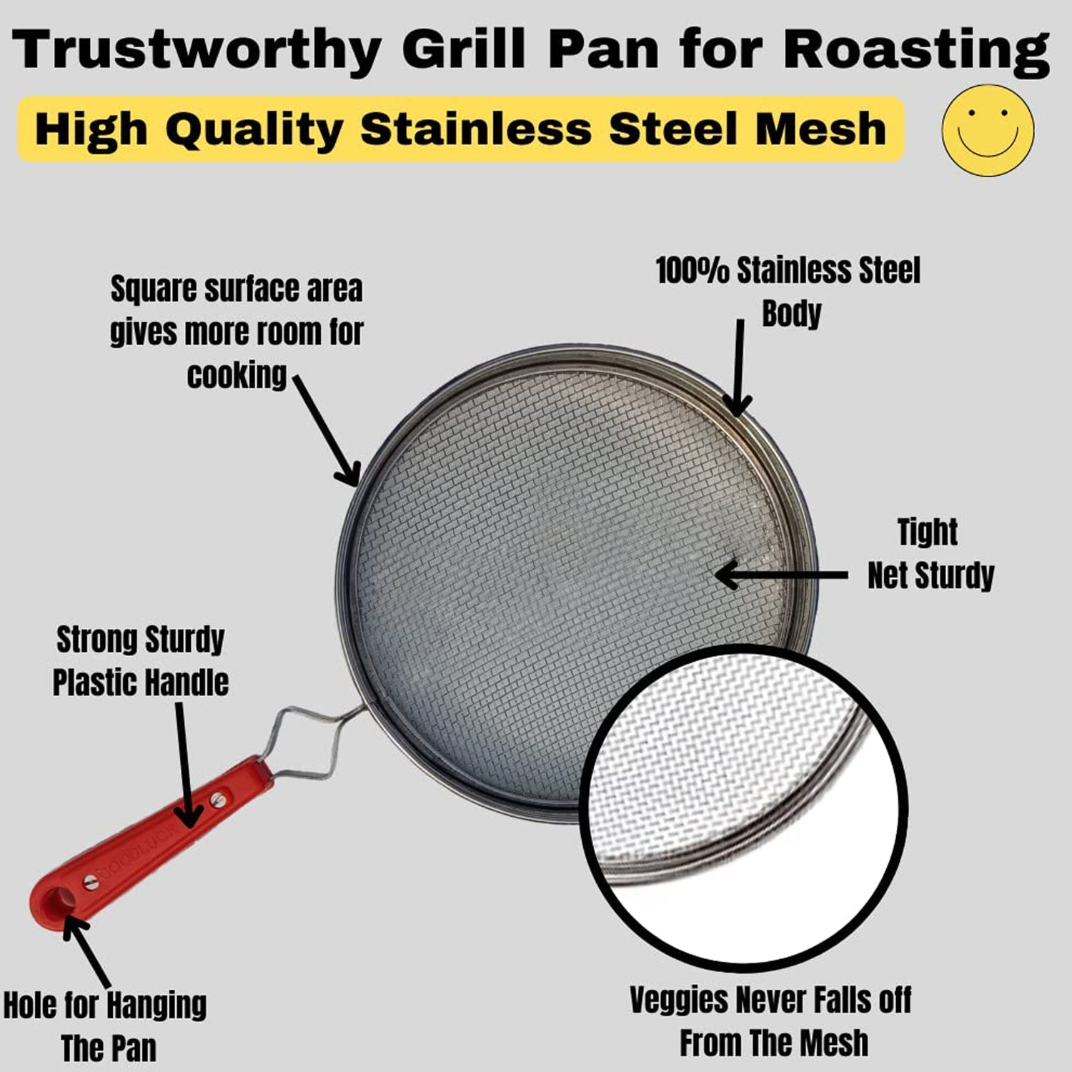 Steel Roaster Grill Jali For Tandoor & Chapati Roast Use ( 1 pc ) - Image 5