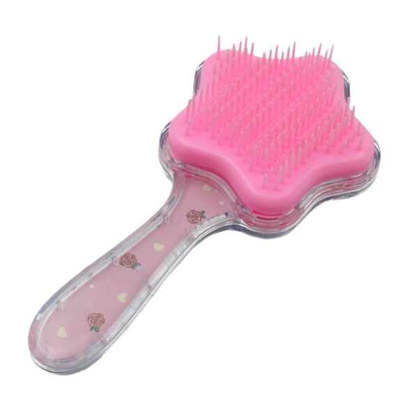 Cartoon Hair Brush Massage Shower Comb Blur Wet Salon Hair Brushes Hair Styling Tools, Glitter Comb, Soft & Smooth Brush, Mermaid Brush For Kids Return Gifts For Kids (1 Pc ) - Image 4