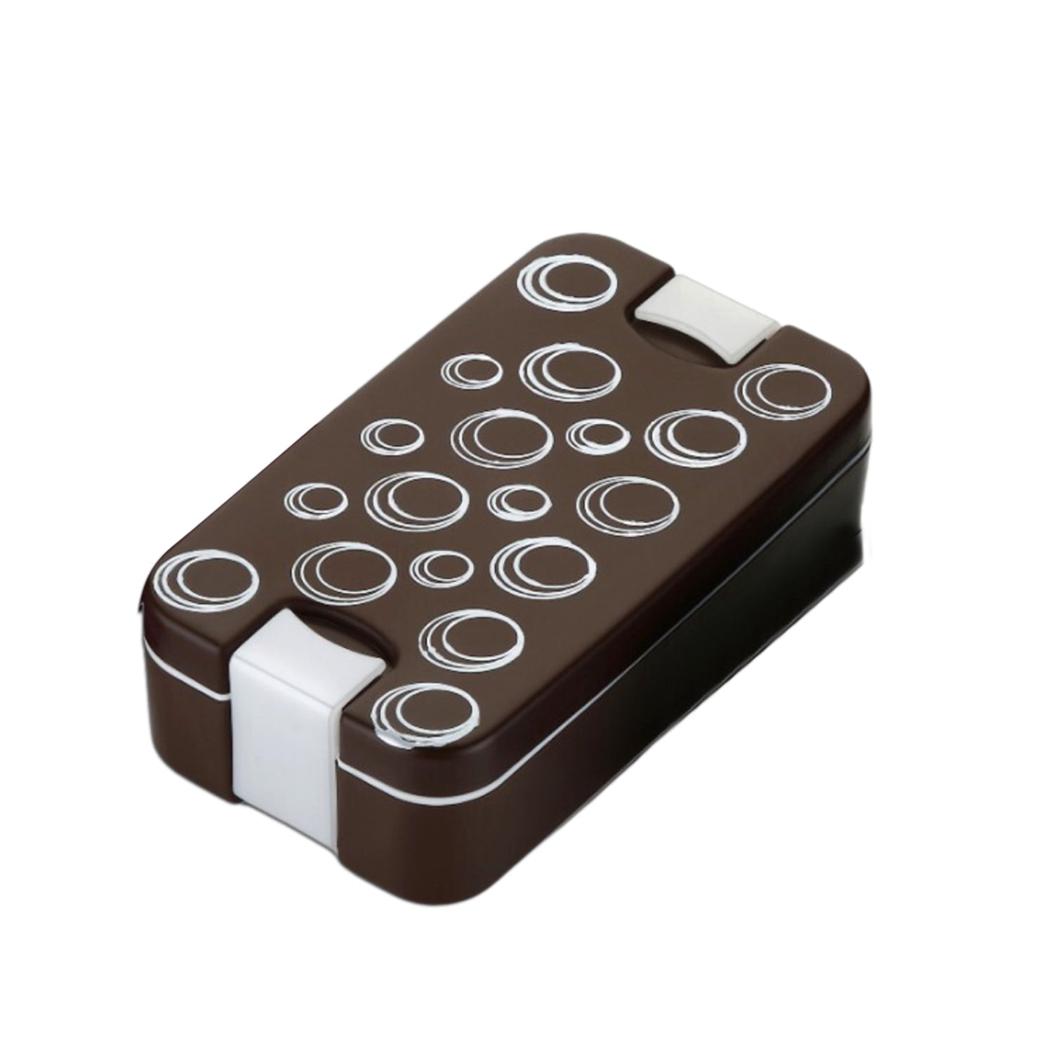 Airtight Lunch Box - 2 Compartment, Leak-Proof, Food-Grade Material, Modern Compact Design with Spoon - Image 4